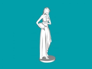fontana statua arte scultura 3d print model - Mito3D