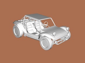 dune petit chariot jouets machinerie 3d print model - Mito3D