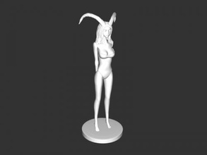 demonic lady toys people 3d print model - Mito3D