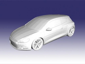 volkswagen scirocco giocattoli macchinari 3d print model - Mito3D