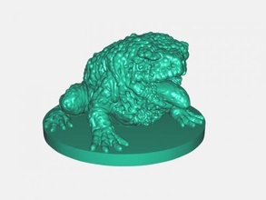 géant crapaud jouets animaux 3d print model - Mito3D