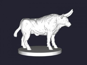 zombie bull free 3d model - download stl file Toys Animals 3d print model - Mito3D
