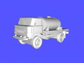 water truck free 3d model - download stl file Toys Machinery 3d print model - Mito3D