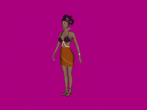 bohemian woman free 3d model - download obj file Toys People 3D print model - Mito3D