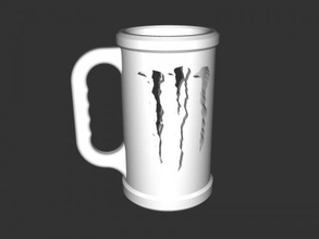 monster cup holder home kitchen 3d print model - Mito3D