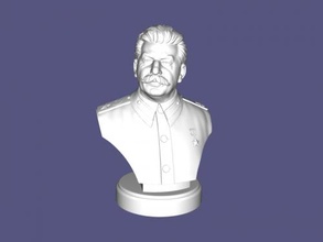 bust of joseph stalin art sculpture 3d print model - Mito3D