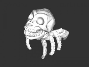 skullcrab free 3d model - download stl file Toys Cartoons 3d print model - Mito3D