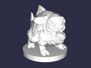 porco piranha brinquedos desenhos animados 3d print model - Mito3D