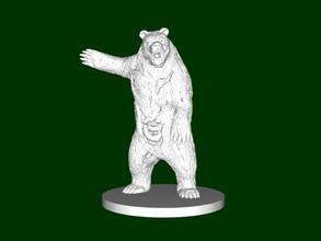 zombie bear free 3d model - download stl file Toys Cartoons 3d print model - Mito3D