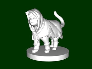 rogue cat free 3d model - download stl file Toys Cartoons 3d print model - Mito3D