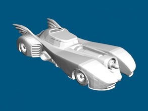 1990s batmobile toys films 3d print model - Mito3D
