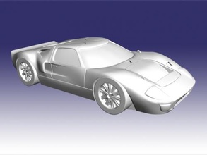 ford gt40 mk ii toys machinery 3d print model - Mito3D