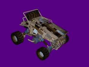 desert buggy free 3d model - download obj file Toys Machinery 3d print model - Mito3D