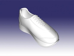 simple sneaker fashion shoes 3d print model - Mito3D