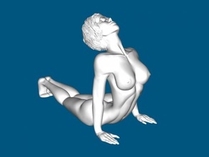 sexy yoga gratuito 3d modello Scarica stl file giocattoli 3d print model - Mito3D