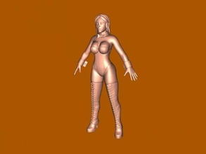 girl corset free 3d model - download obj file Toys People 3d print model - Mito3D