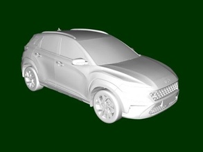 Hyundai kona livre 3d modelo baixar stl Arquivo brinquedos maquinaria 3d print model - Mito3D