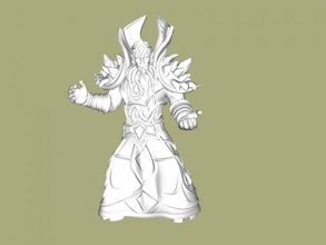 draenei mage toys games 3d print model - Mito3D