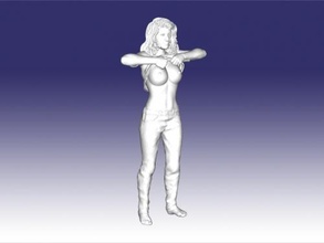 flashing girl toys people 3d print model - Mito3D