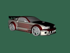 ford mustang gt obj toys machinery 3d print model - Mito3D