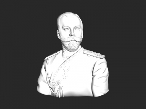 nicholas ii free 3d model - download stl file CNC 3D print model - Mito3D