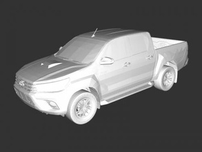 toyota hilux toys machinery 3d print model - Mito3D