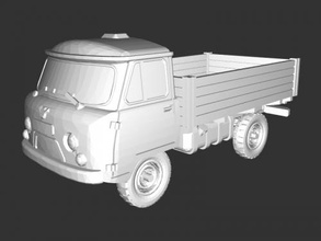 uaz singlecab juguetes maquinaria 3d print model - Mito3D