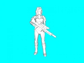 sci-fi character free 3d model - download stl file Toys Games 3d print model - Mito3D