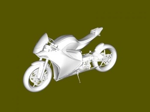sportbike free 3d model - download obj file Toys Machinery 3d print model - Mito3D