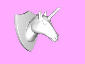 unicorno testa casa interni 3d print model - Mito3D