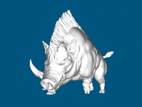 big boar toys animals 3d print model - Mito3D