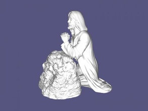 jesus prayer toys people 3d print model - Mito3D