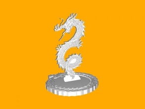 oriental dragão brinquedos animais 3d print model - Mito3D