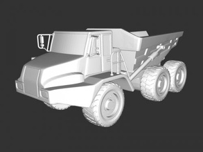 powerful truck free 3d model - download stl file Toys Machinery 3d print model - Mito3D