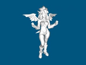 winged character free 3d model - download stl file Toys People 3d print model - Mito3D