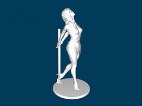 pole dancer toys people 3d print model - Mito3D