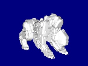 panzer chien jouets machinerie 3d print model - Mito3D