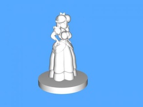 busty princess toys cartoons 3d print model - Mito3D