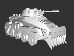 gepanzert wagen wolfenstein spielzeuge spiele 3d print model - Mito3D