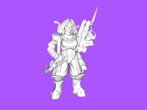 clan warrior free 3d model - download stl file Toys Games 3d print model - Mito3D