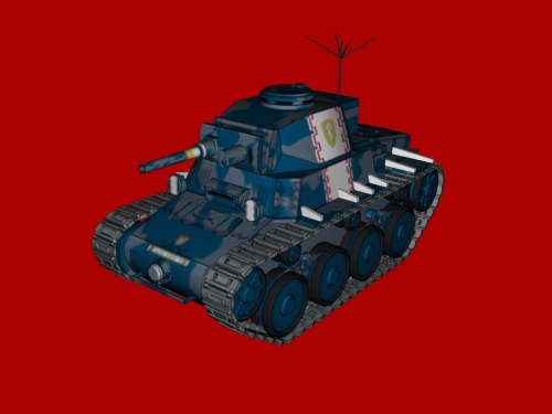 valkyria Chroniken Panzer frei 3d Modell download obj Datei Spielzeuge Spiele 3D print model - Mito3D