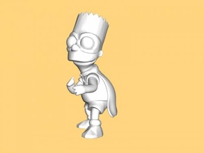 Bartman gratuito 3d modello Scarica stl file giocattoli cartoni animati 3d print model - Mito3D