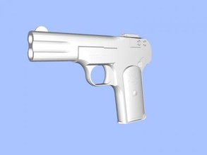 browning 1900 toys weapon 3d print model - Mito3D