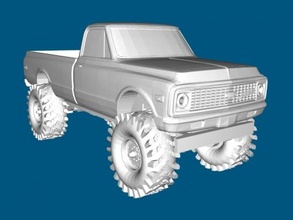 terreno Chevrolet livre 3d modelo baixar stl Arquivo brinquedos maquinaria 3d print model - Mito3D