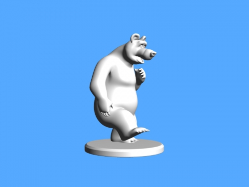 cartoon bear toys cartoons 3D print model - Mito3D