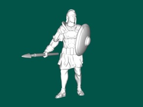 muscular spearman free 3d model - download stl file Toys People 3d print model - Mito3D