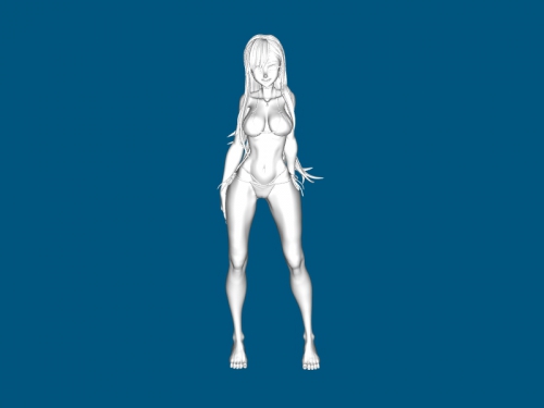 marin kitagawa in bikini juguetes caricaturas 3D print model - Mito3D