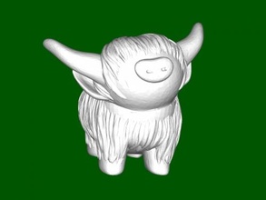 mountain cow free 3d model - download stl file Toys Animals 3d print model - Mito3D
