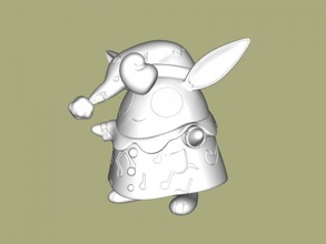 wigglytuff free 3d model - download stl file Toys Cartoons 3d print model - Mito3D