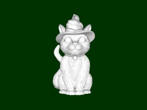 witch cat toys animals 3d print model - Mito3D